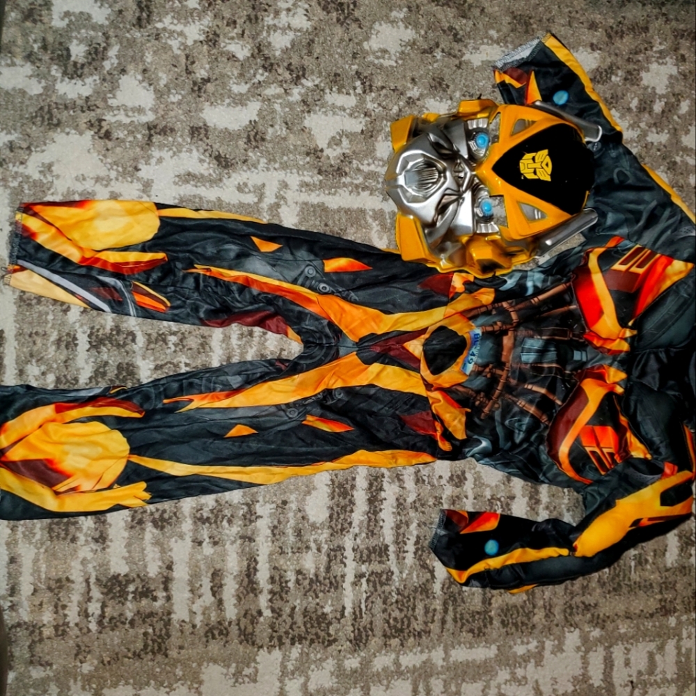 Boys Bumblebee Transformer Costume